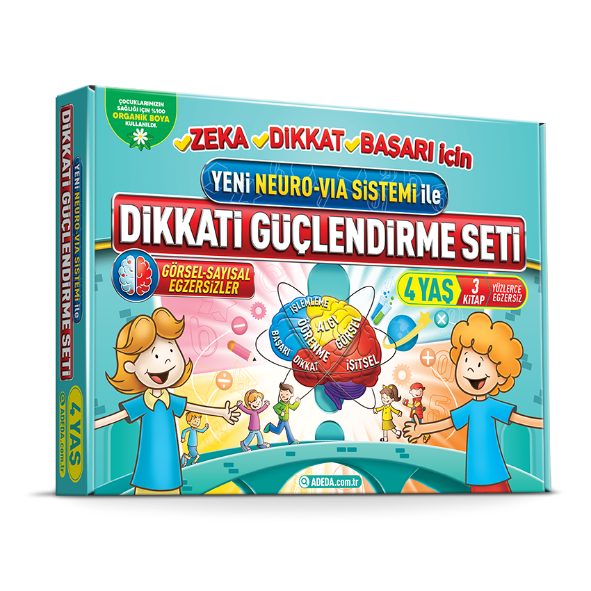 Dikkati Güçlendirme Seti 4 Yaş
