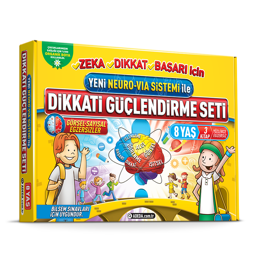Dikkati Güçlendirme Seti 8 Yaş - Ücretsiz Kargo