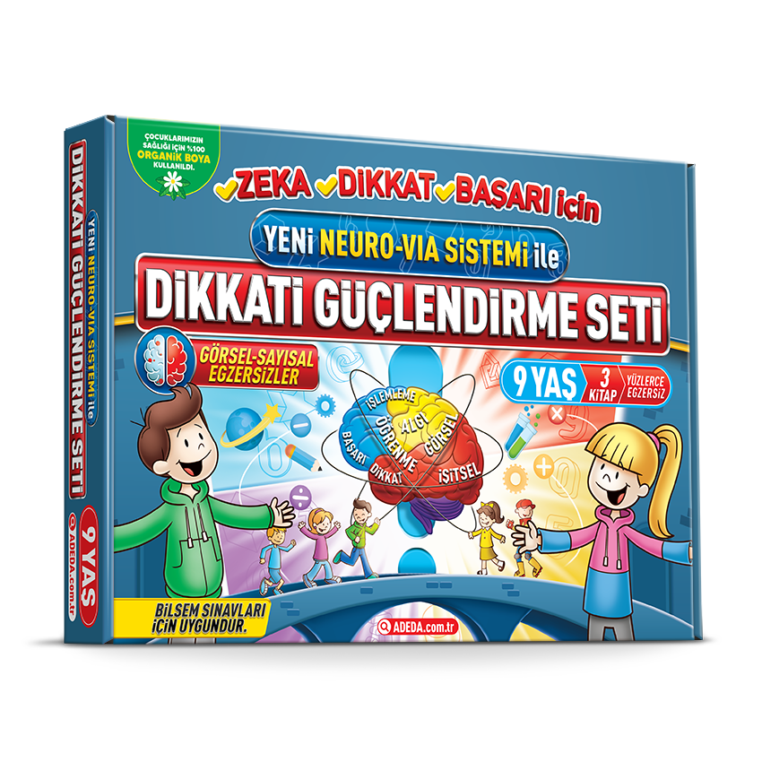 Dikkati Güçlendirme Seti 9 Yaş