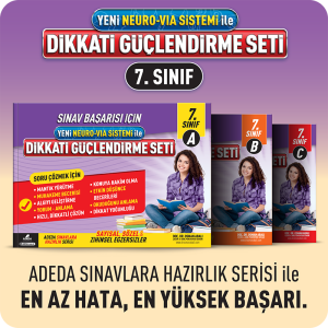 Dikkati Güçlendirme Seti 7. Sınıf 13 Yaş