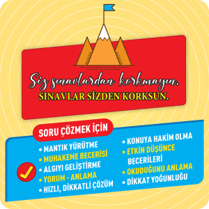 Dikkati Güçlendirme Seti 8. Sınıf 14 Yaş