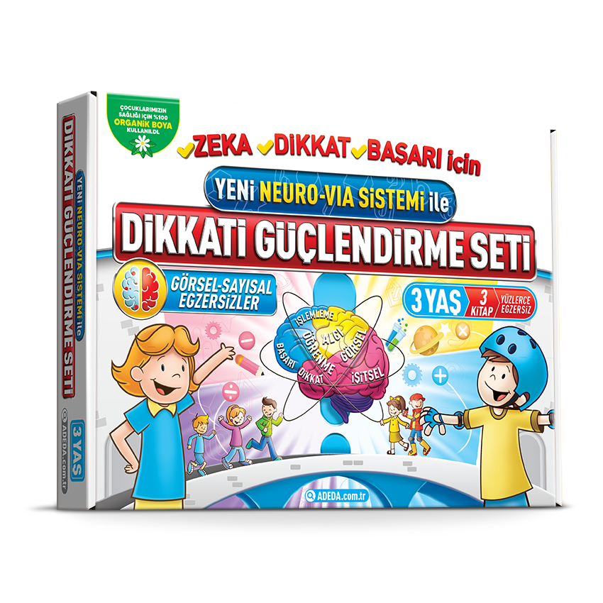 Dikkati Güçlendirme Seti 3 Yaş