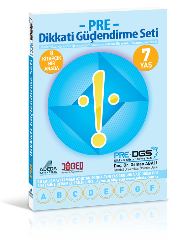 PRE Dikkati Güçlendirme Seti 7 Yaş Set