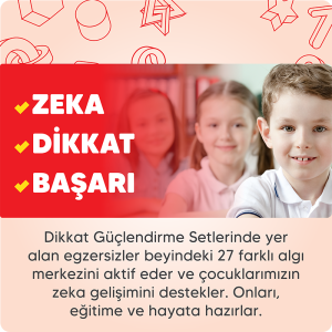 Dikkati Güçlendirme Seti 5 Yaş
