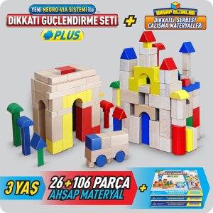 Dikkati Güçlendirme Seti Plus 3 Yaş