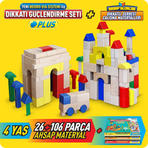 Dikkati Güçlendirme Seti Plus 4 Yaş