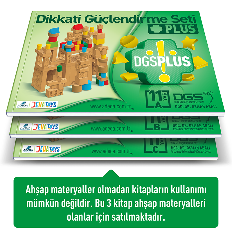 Dikkati Güçlendirme Seti Plus 11 Yaş Kitap