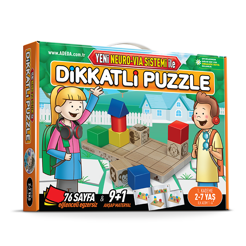Dikkatli Puzzle İlk Adım 2 - 7 Yaş - İndirimli Ürün