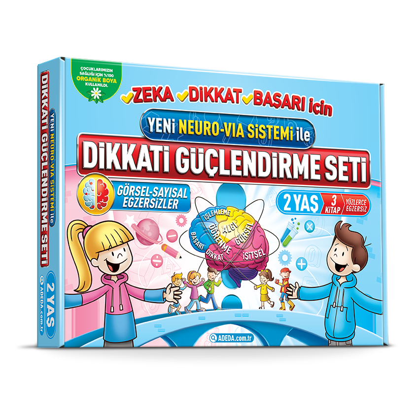 Dikkati Güçlendirme Seti 2 Yaş - Ücretsiz Kargo
