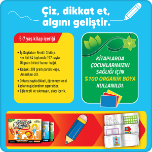 Okuldan Önce Serisi-Dikkatli Çizgiler