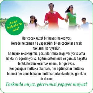 Tehlikeden Önce Serisi - 1                                                              Çocuk İstismarını Önleme Kitabı