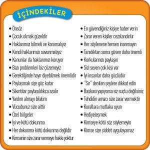 Tehlikeden Önce Serisi - 1                                                              Çocuk İstismarını Önleme Kitabı