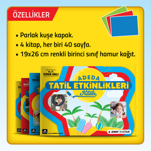 Adeda Tatil Etkinlikleri Kitabı 2. Sınıf