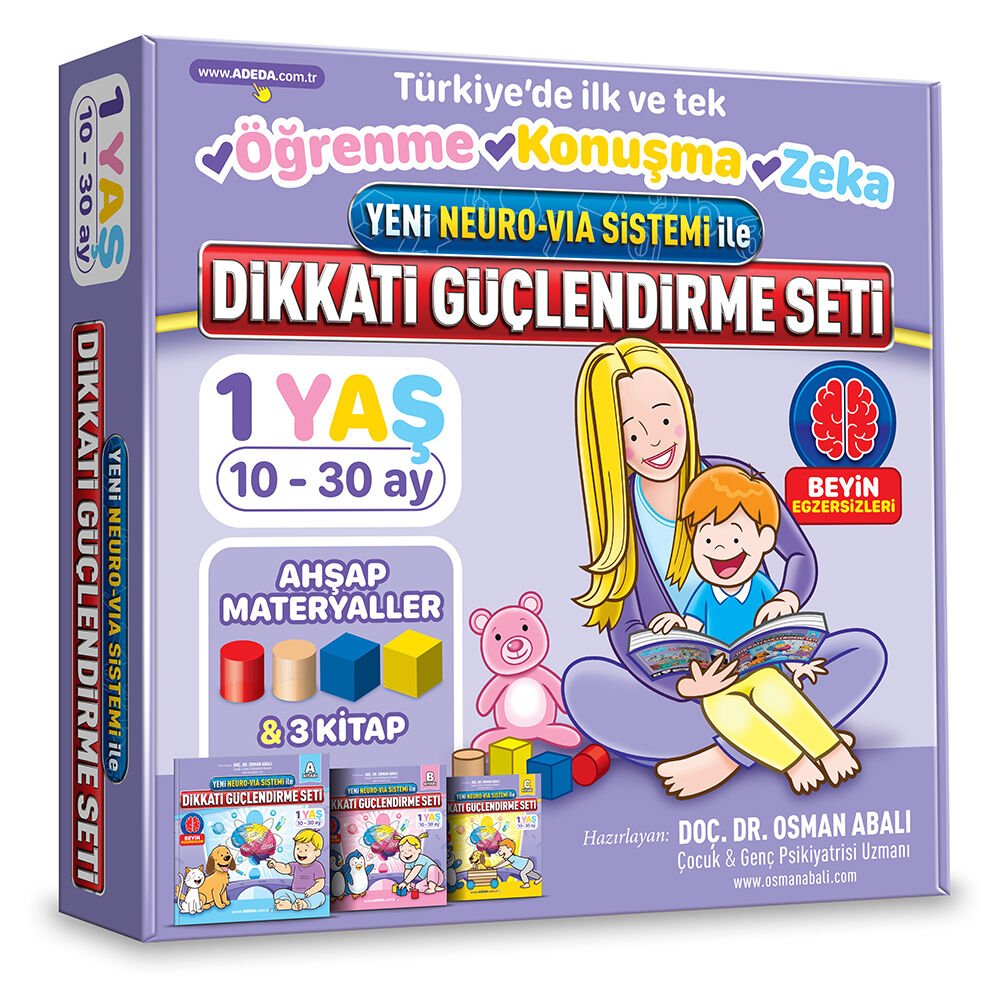 Dikkati Güçlendirme Seti 1 Yaş - Ücretsiz Kargo