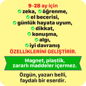 Gelişimsel Aktivite Seti 1 Yaş