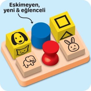 AKTİVİTELİ EĞİTİCİ PUZZLE - 1 YAŞ